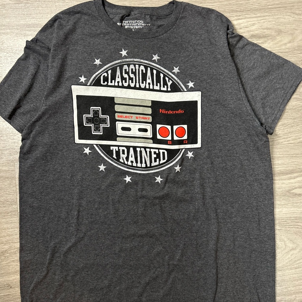 Nintendo Classically Trained Gray T-Shirt